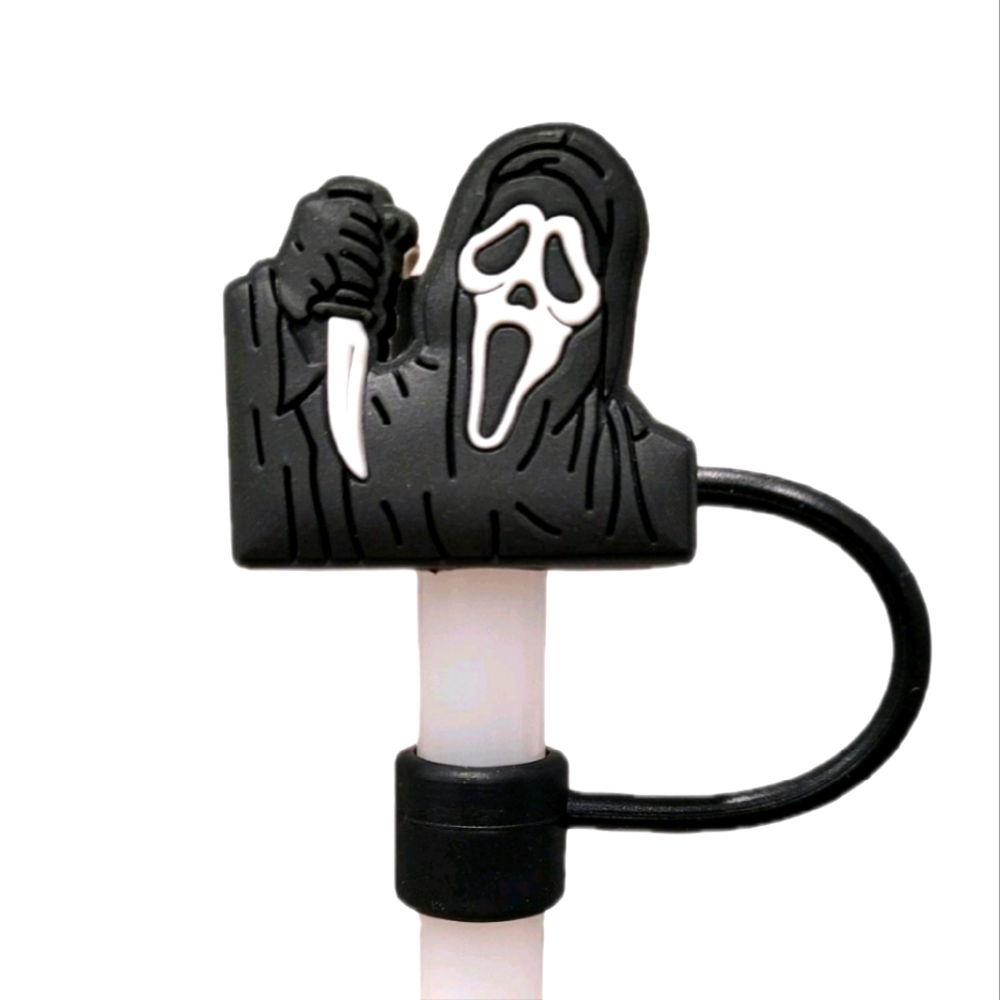 Ghostface Straw Topper